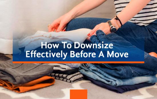 how to downsize before a move